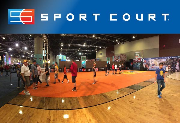 Sport Court CourtBuilders™ and Employees Participate in NCAA® Final Four® Events on Sport Court and Connor Sports Surfaces