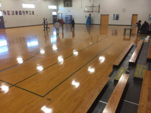 hardwood floor - Allgeier Community Center