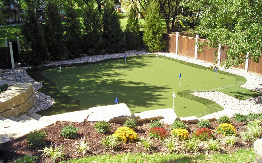 Drive, show, or putt for dough… on your own putting green!